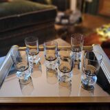 Smoked stemmed glasses – 1970s