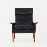 Fauteuil en cuir par Hans Olsen
