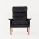 Leather armchair by Hans Olsen