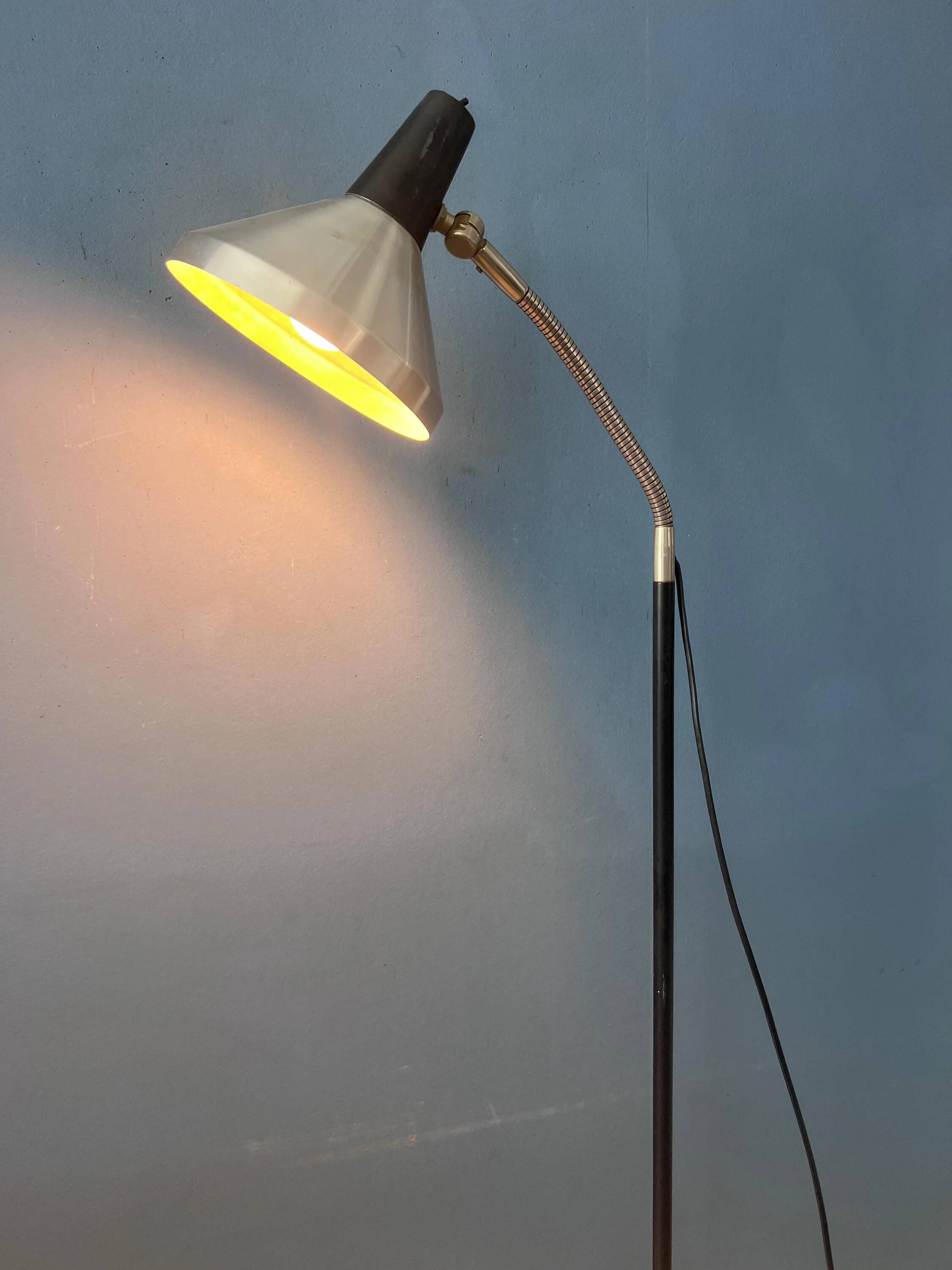 Vintage black metal floor lamp Anvia
