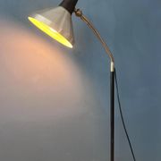 Vintage black metal floor lamp Anvia