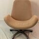 Vintage swan style swivel chair