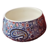 Petit pot en faïence de Gien, modèle Cachemire