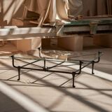 Loyal Bronze Dog Coffee Table