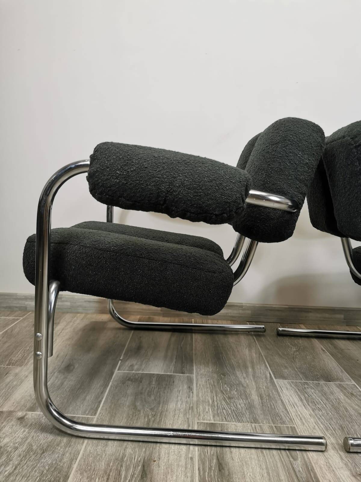 Mid-century restored armchairs