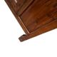XL vintage wooden display cabinet/buffet, very tall, with glass.