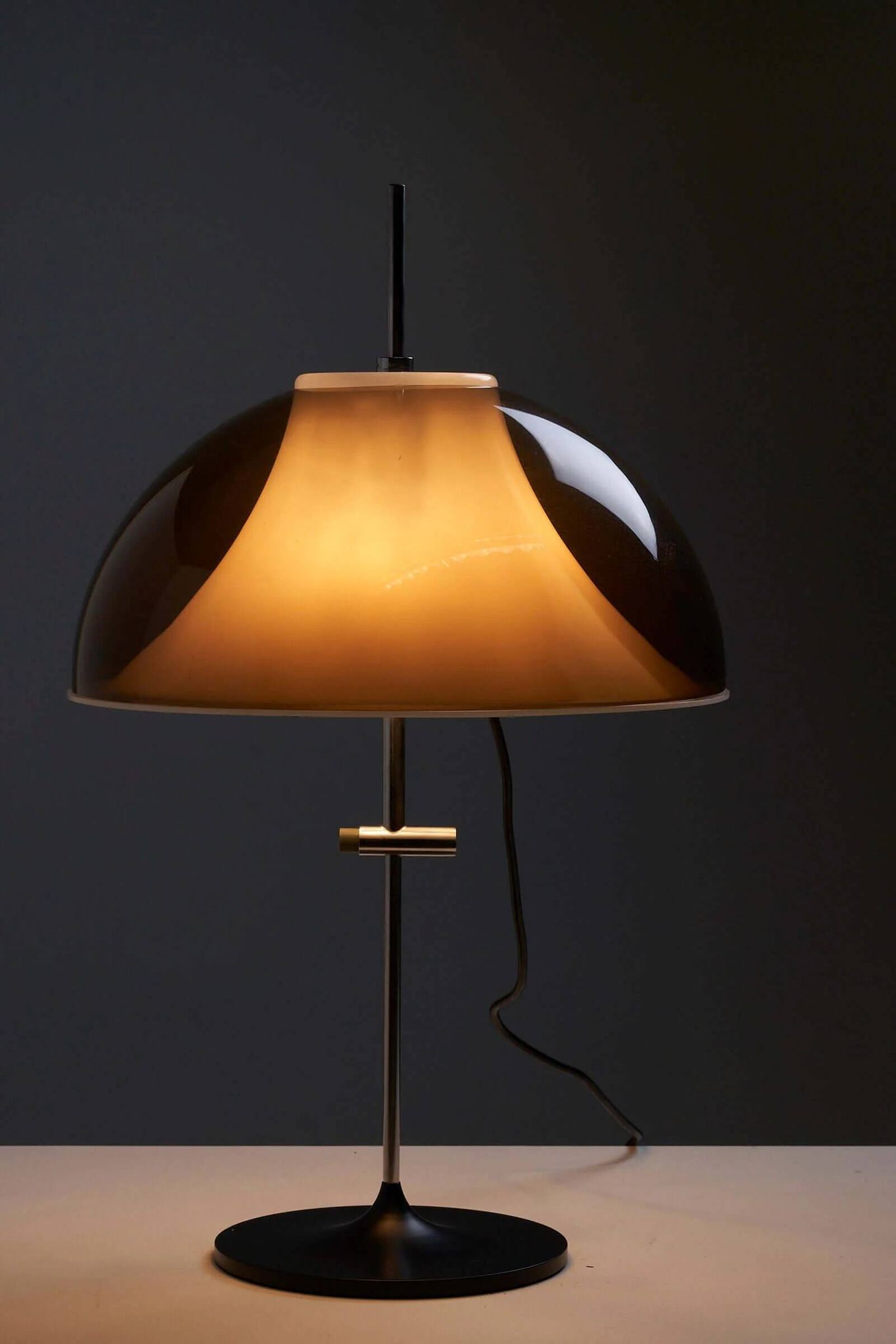 Lampe de table champignon Space Age par Elio Martinelli pour Kontakt Leuchten