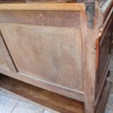 Ancient buffet on marble