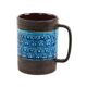 Trifoglio Blue ceramic mug, Italian design, 1960s, designer: Aldo Londi, ma