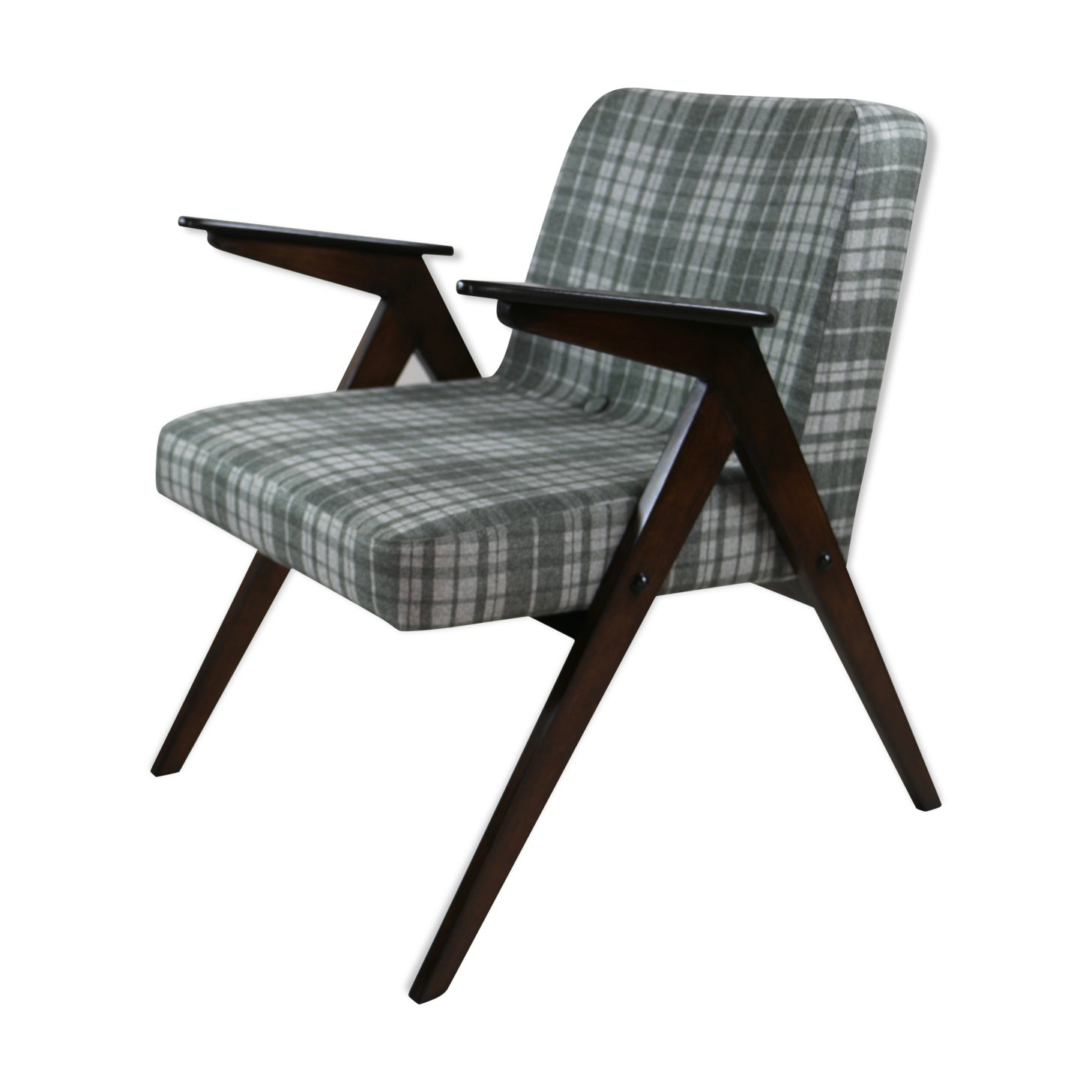 Fauteuil vintage Bunny de Jzef Chierowski années 1970
