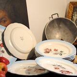 Lot assiettes Digoin Sarreguemines