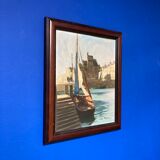 Vintage marine painting
