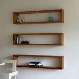 Étagères Murales en Pin par Ate Van Apeldoorn pour Houtwerk Hattem, 1970s, Set de 3