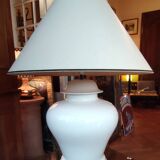Very large designer ceramic lamp François Chatain