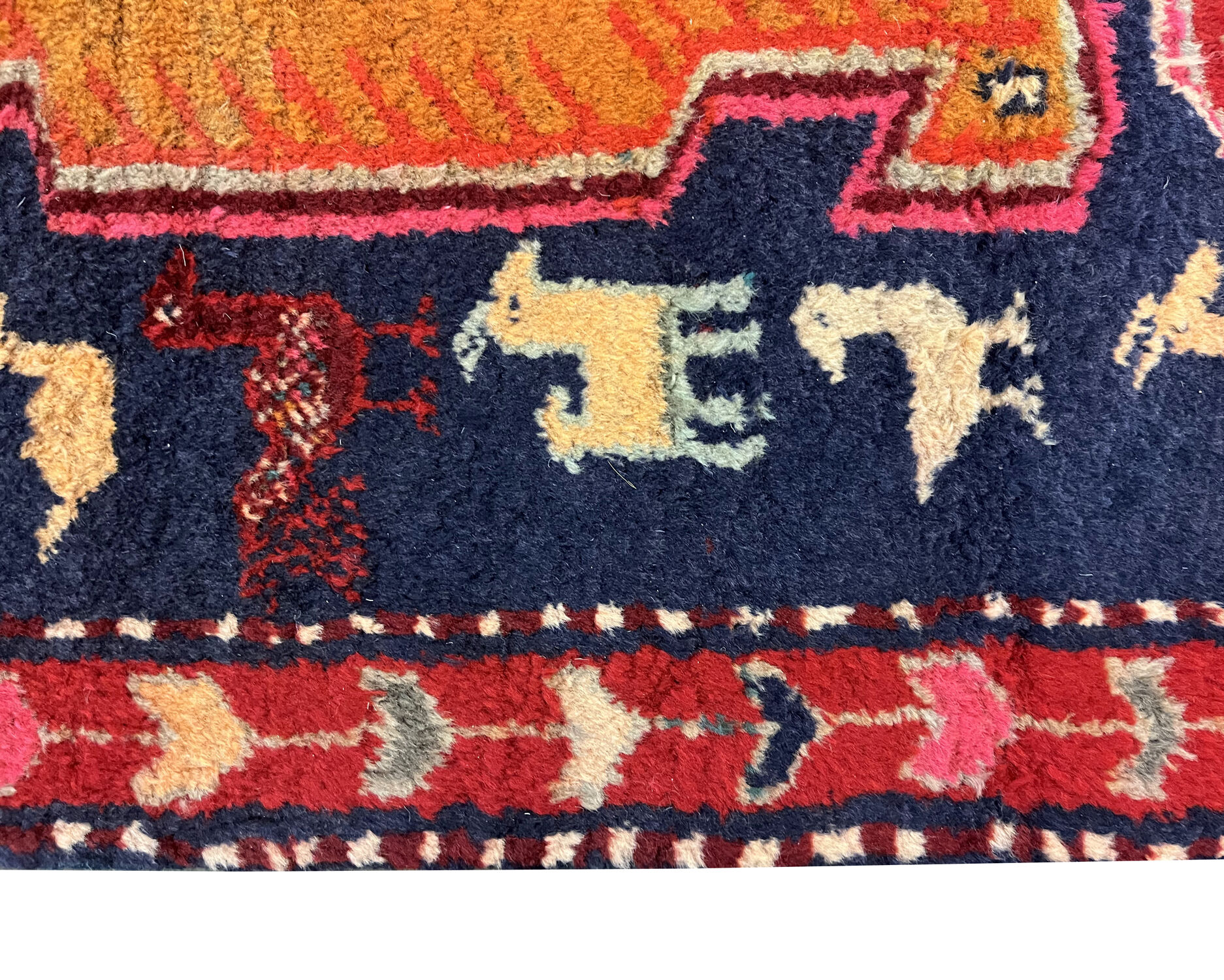 Lankaran persian runner rug handwoven traditional wool area rug - 89x285cm