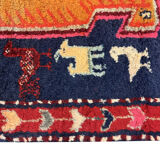 Lankaran persian runner rug handwoven traditional wool area rug - 89x285cm