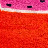 Hand-woven pink Berber rug