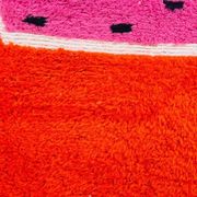 Hand-woven pink Berber rug