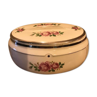 Saint Amand earthenware biscuit box