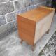 Commode vintage en rotin pieds compas