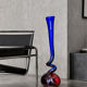 Vase de sol en verre de Murano sculpture 64 cm style mid-century moderne Fenicio Somm