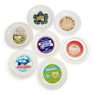 Illustrated plates Cheeses of France