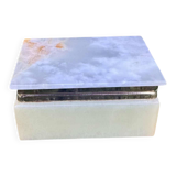 Boite à bijoux en onyx vintage