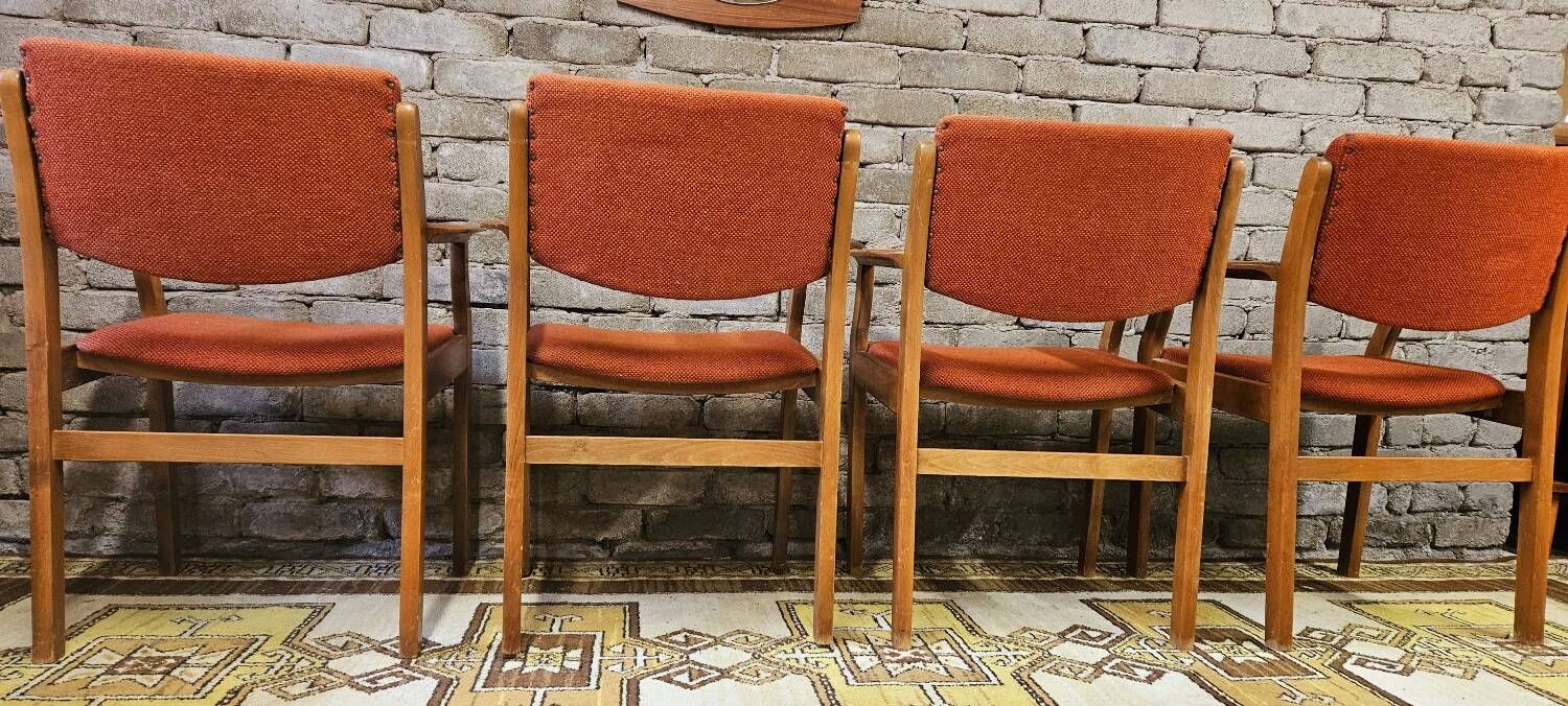 Set de 4 fauteuils casala 1970 vintage