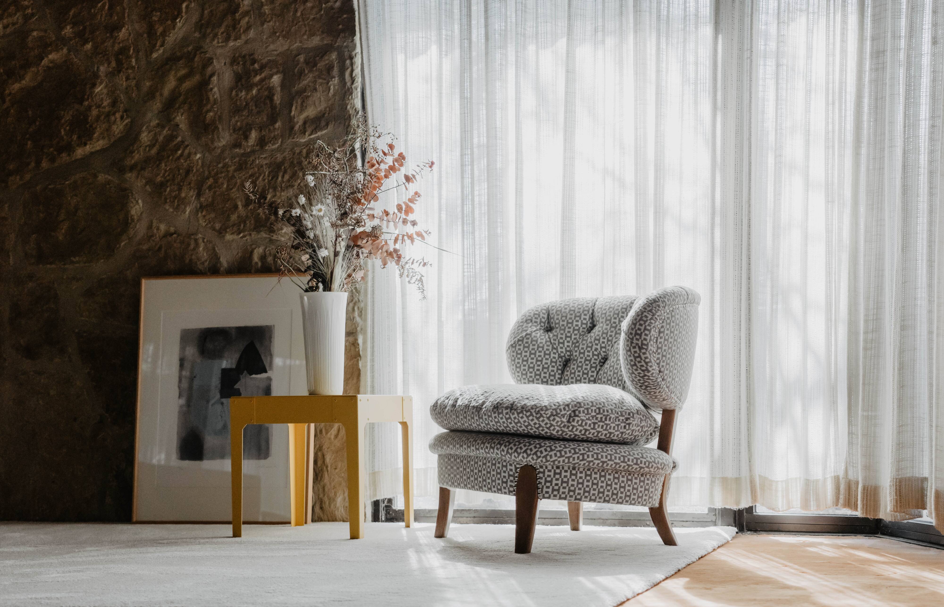 Hermès Upholstered Lounge Chair by Otto Schulz for Boet