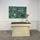 1900s solid oak counter