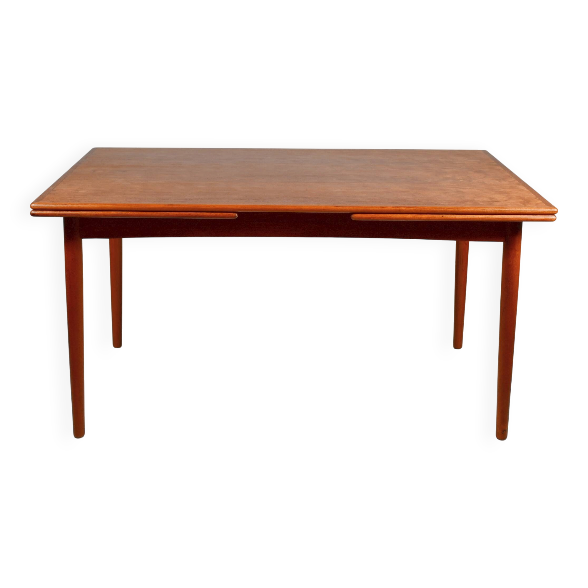 Table à manger en teck par Georg Petersens. Danemark, années 1960.
