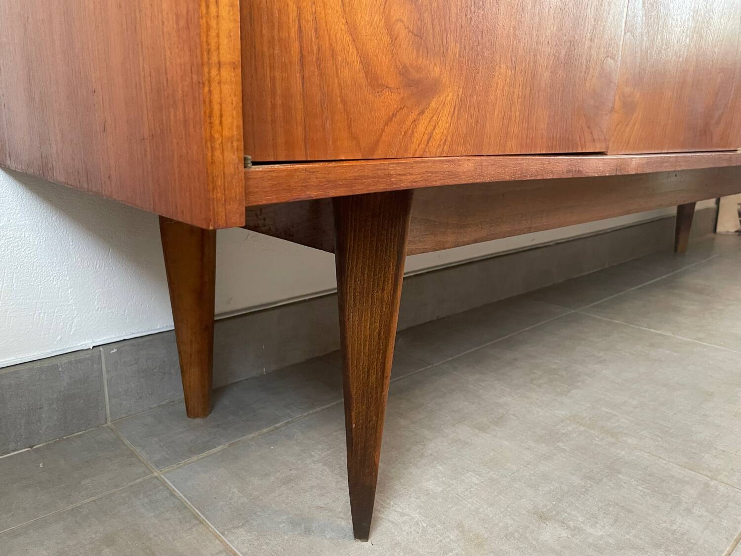 Very beautiful vintage Scandinavian teak sideboard