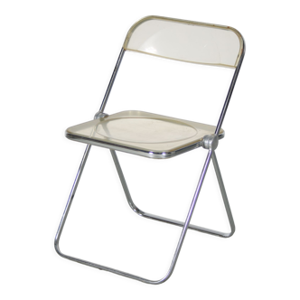 1970s “Plia” Folding chair by Giancarlo Piretti for Castelli, Italy
