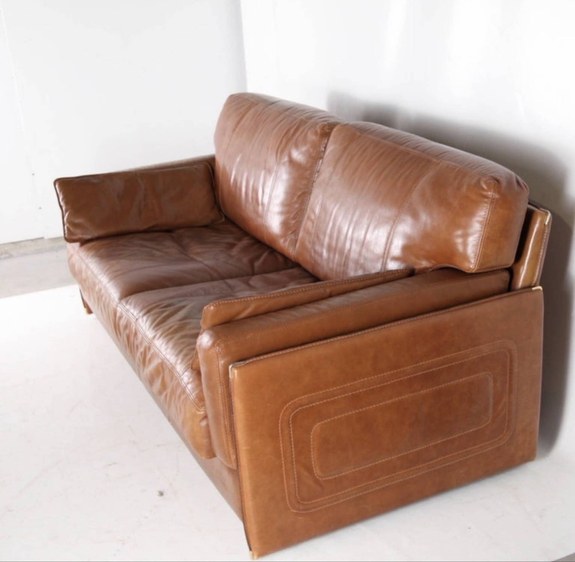 Canapé cuir 3 Roche Bobois