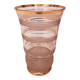 Pink granite glass vase - 1950s