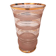 Pink granite glass vase - 1950s
