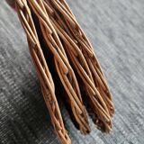 Set of 4 wicker trays