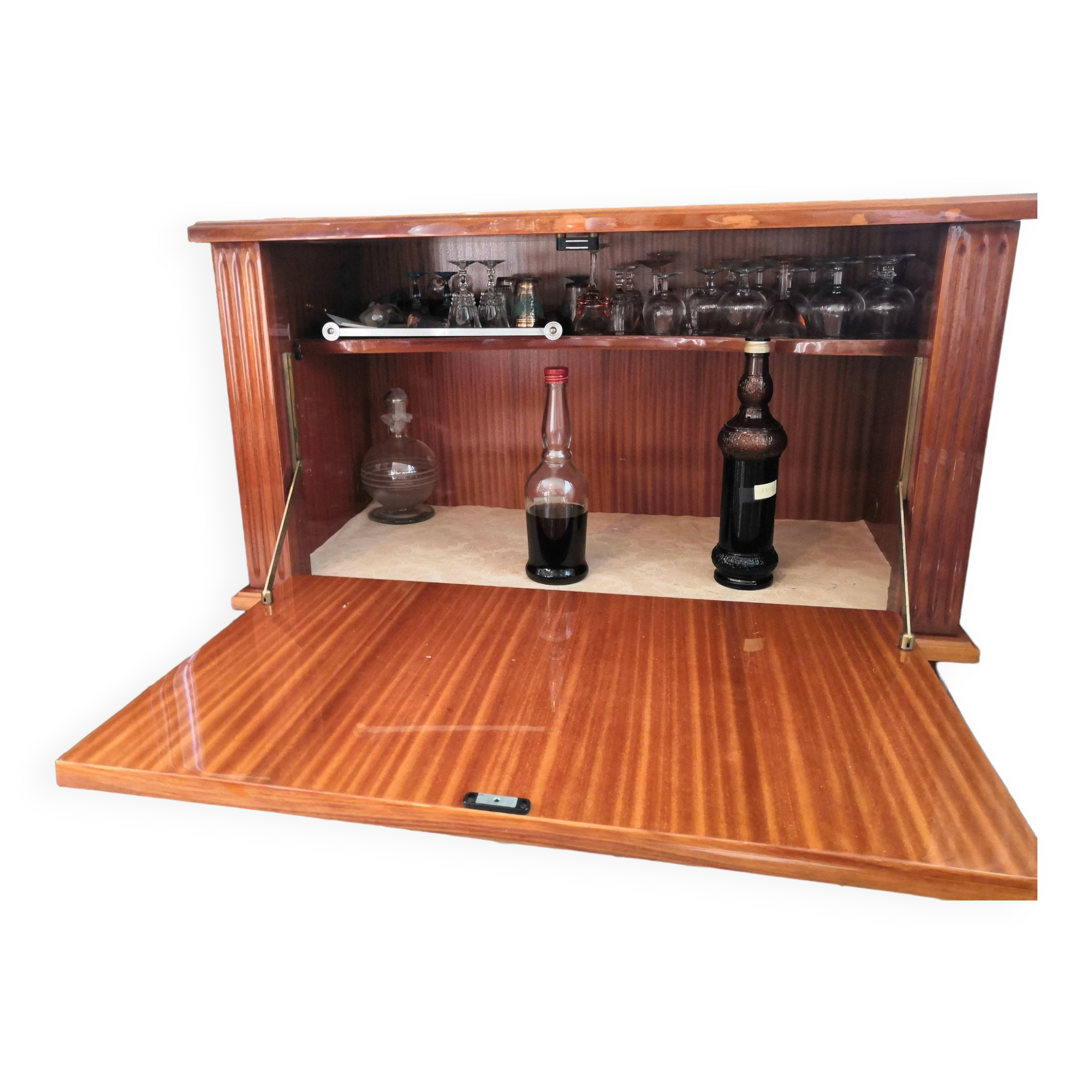 Louis XVI style bar cabinet