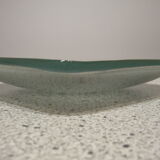 Designer silver glass empty tray