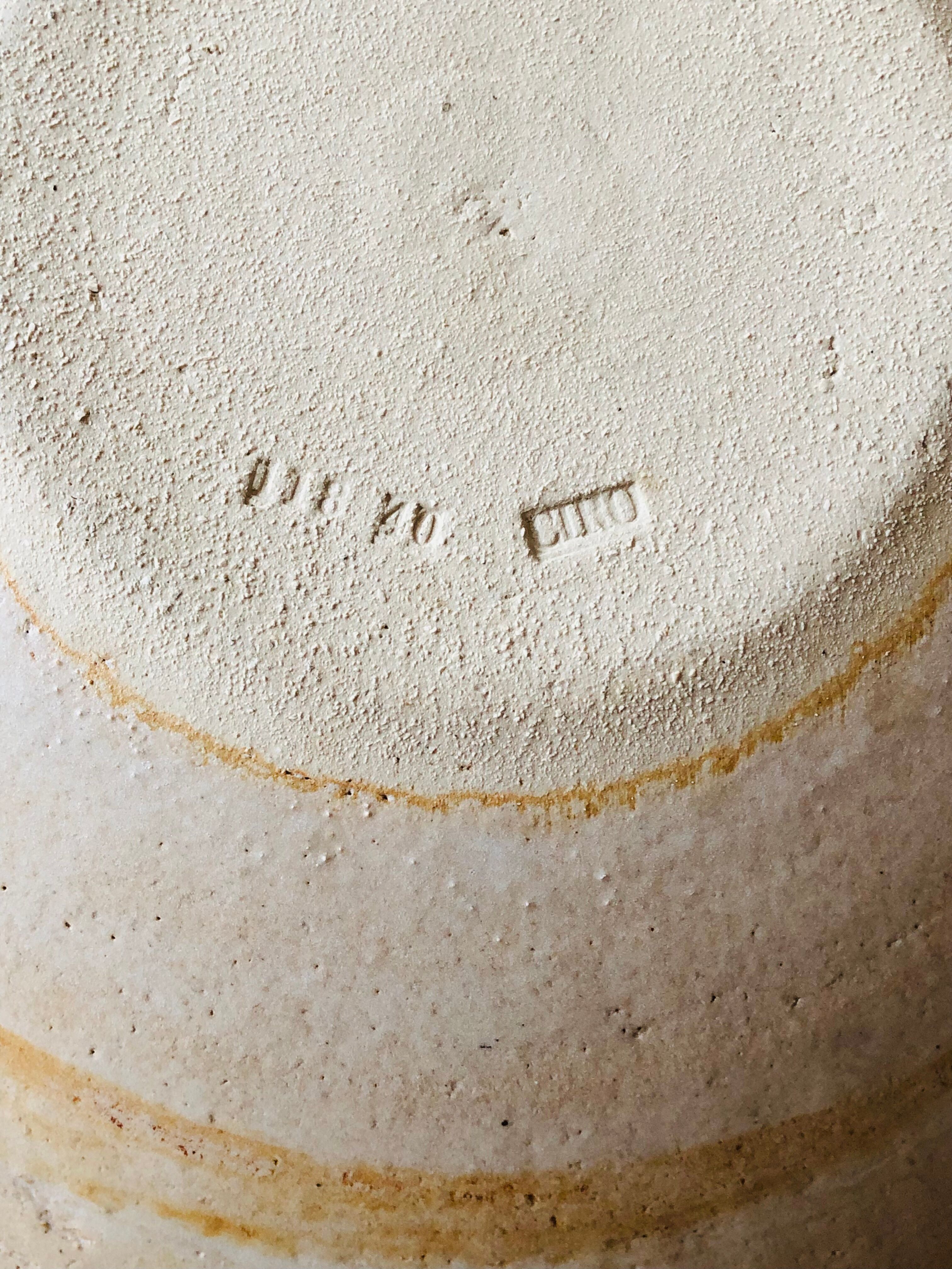 Large Dutch ceramic dish Ciro Loré Beesel D40cm