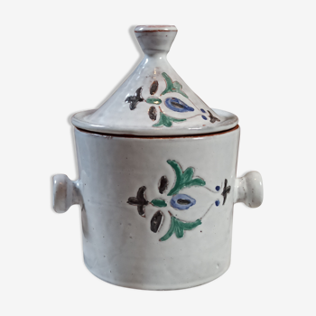 Vintage ceramic pot from Salé in Morocco