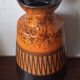 Large vintage Brutalist ceramic floor vase, 1970s