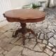 Mahogany violin pedestal table, 19th century