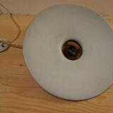 White enamelled hanging lamp