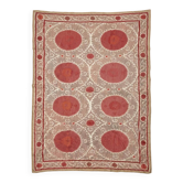 Vintage hand-embroidered tablecloth 230x335 cm