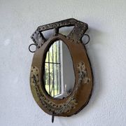 Brutalist handcrafted mirror "horse"