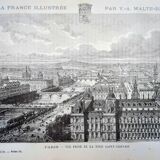 Paris, printed illustration from 1883.