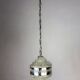 Kaiser Leuchten chandelier, frosted glass, Germany, 1960s