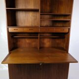 Bookcase With Secretary/Desk Made In Teak From 1960s