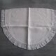Half-moon old embroidered cradle pillowcase